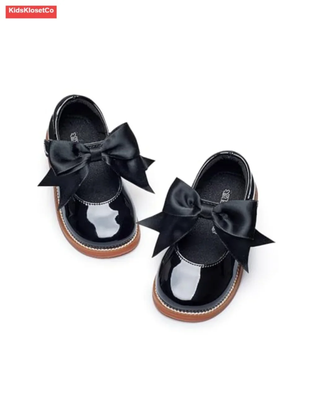Girls Mary Jane Dress Shoes School Uniform Ballet Flats PU Leather